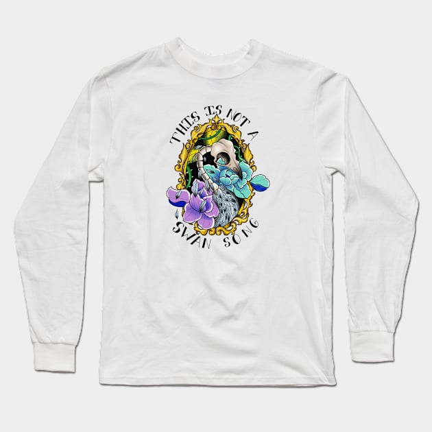 Swan Song Long Sleeve T-Shirt by Artside